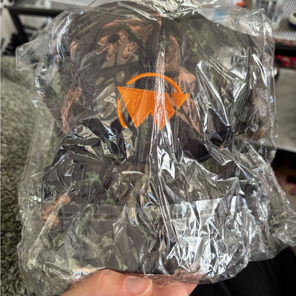 Walter camo baseball cap with led lights